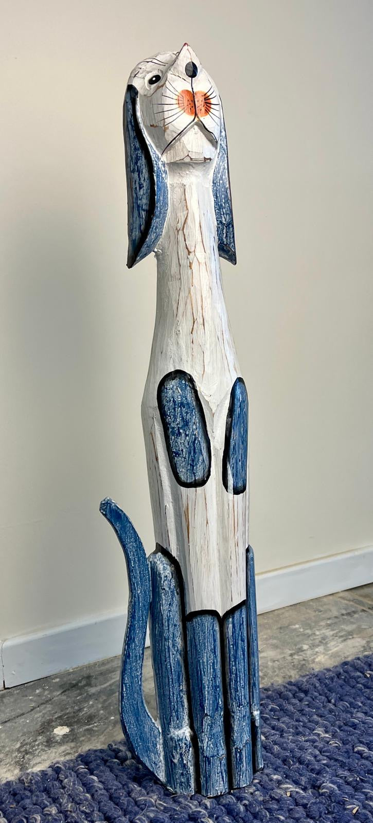 Wooden tall dog 80cm