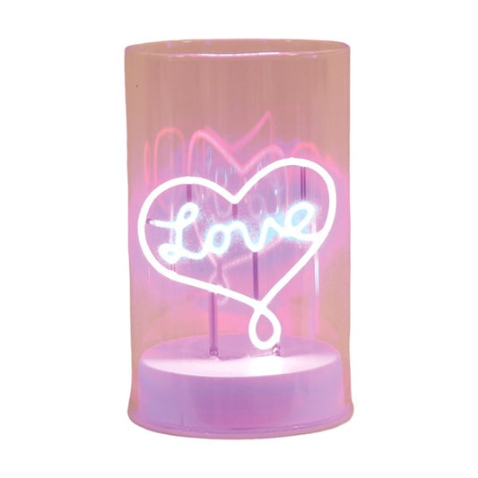 Love Glass LED Light 13cm