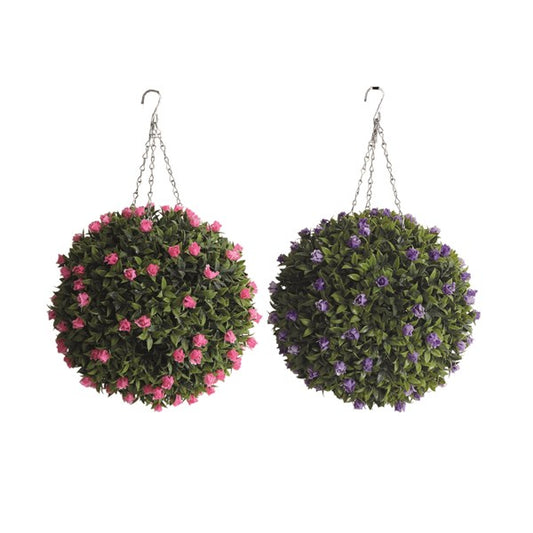 Topiary Hanging Ball 30cm Purple